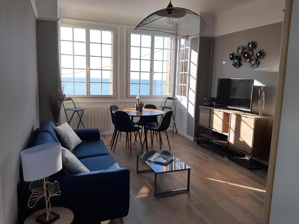 Au Gre Des Marees, Appartement Face A La Mer, Classe 3 Etoiles Ault Bagian luar foto